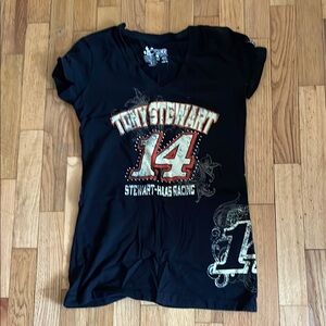 Nascar Black Tony Stewart 14 Short Sleeve Tee